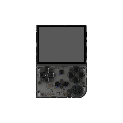 Anbernic RG35XX preto transparente