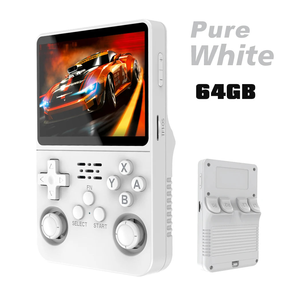 Console Retrô Portátil R36S ArkOS 2.0 – Tela IPS 3,5" – 64GB / 128GB / 256GB