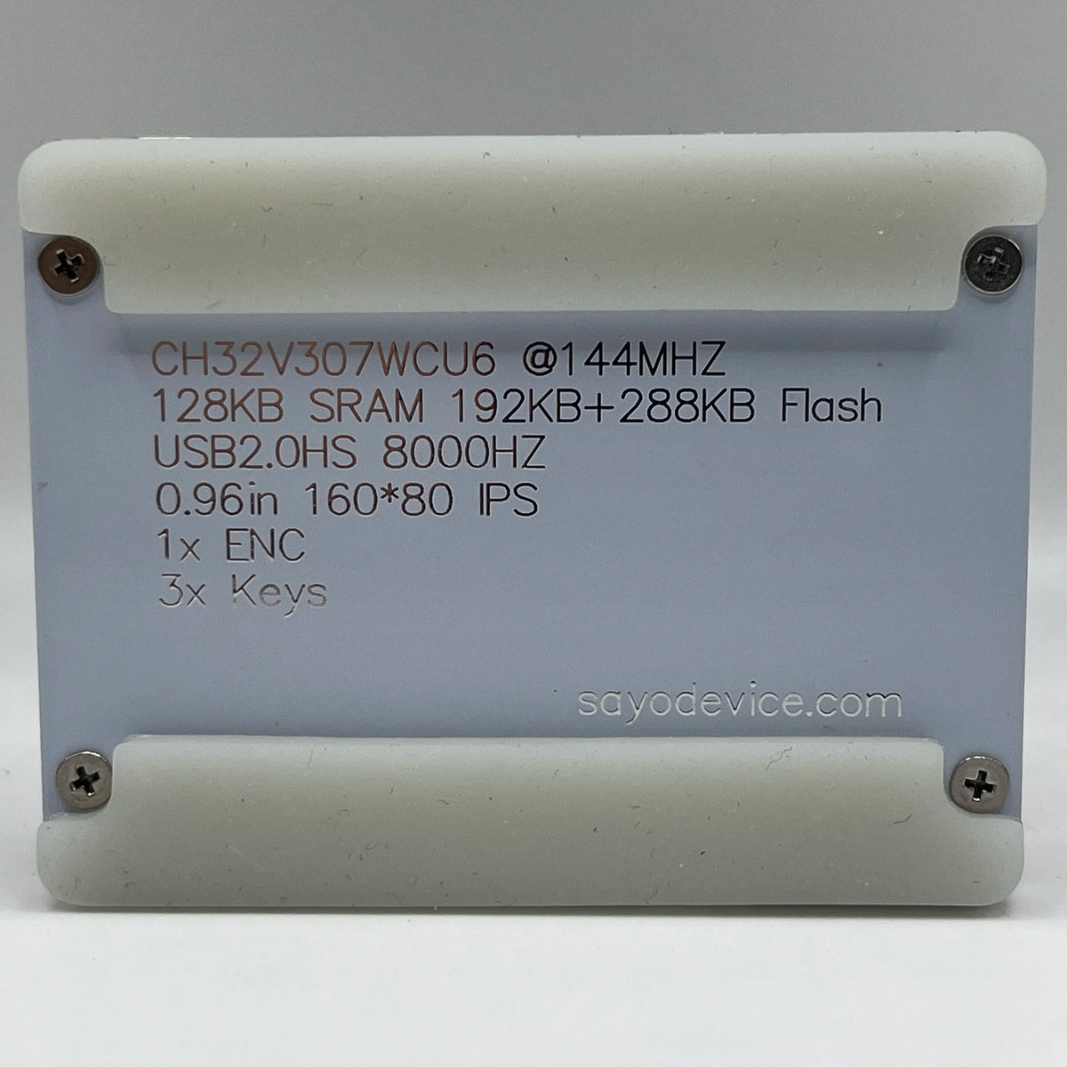 Mini Teclado Magnético SayoDevice O3C – 3 Teclas Hall com Knob (osu!)