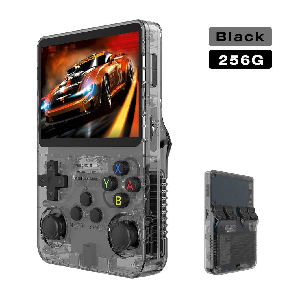 Console Retrô Portátil R36S ArkOS 2.0 – Tela IPS 3,5" – 64GB / 128GB / 256GB