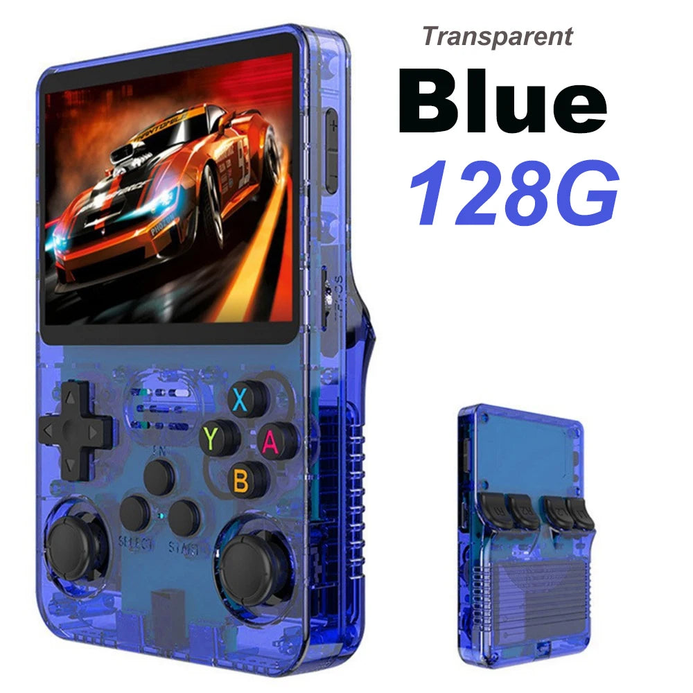 Console Retrô Portátil R36S ArkOS 2.0 – Tela IPS 3,5" – 64GB / 128GB / 256GB