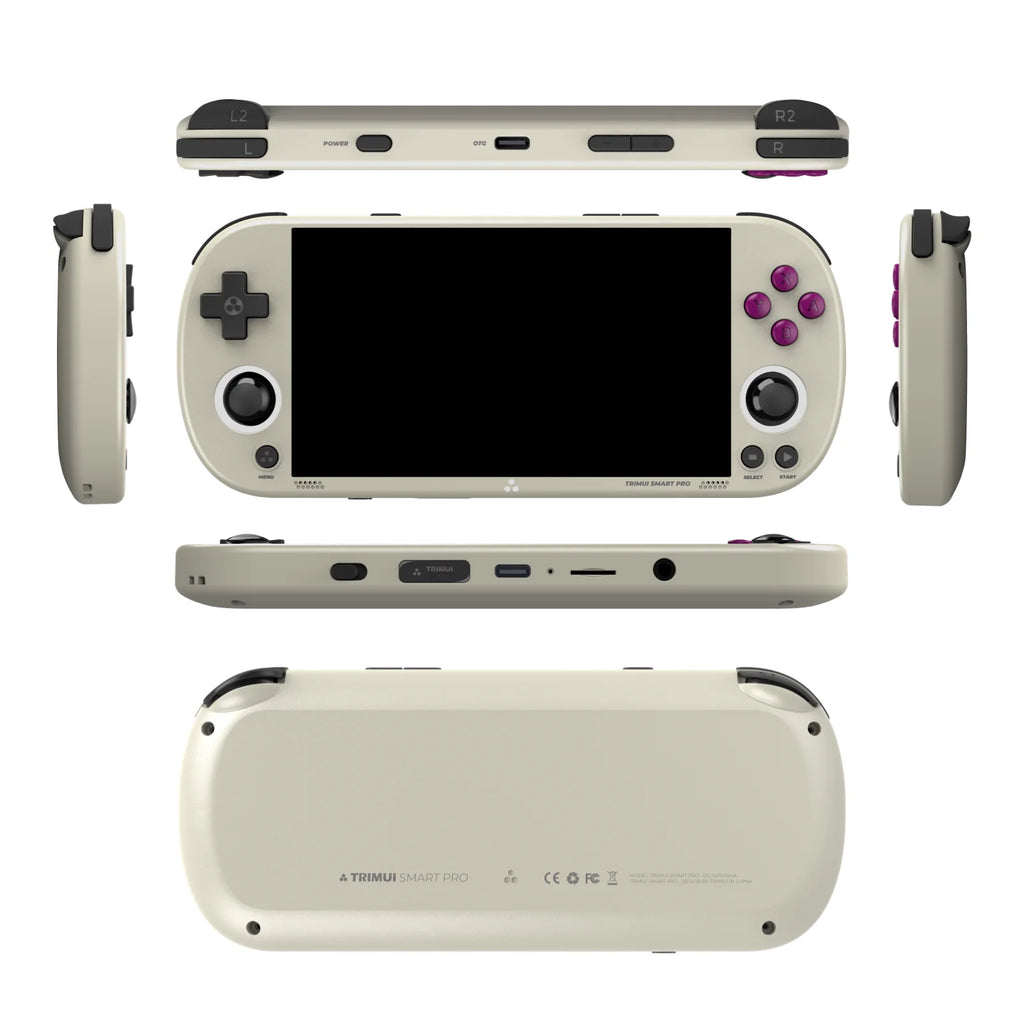 Console Portátil TrimUI Smart Pro – Tela IPS 4,96" HD – 64GB