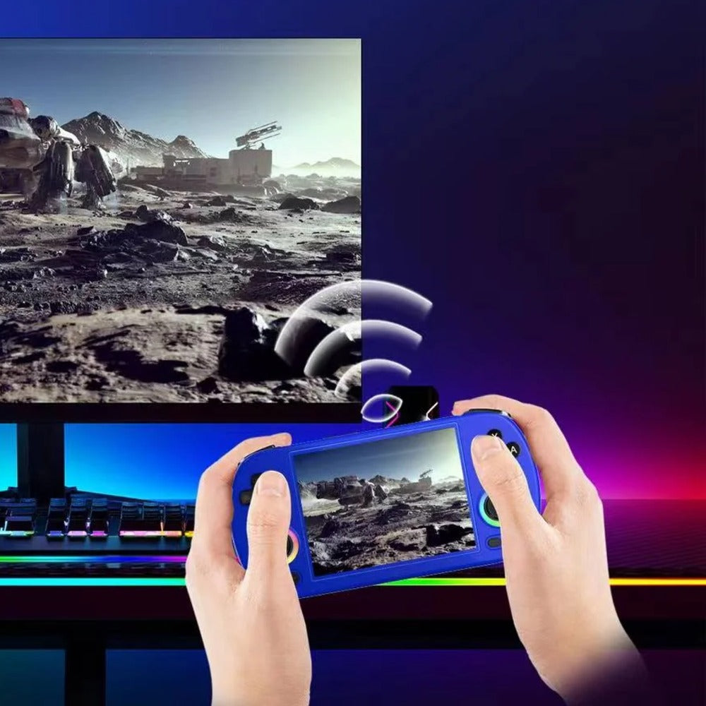 RG40XX H jogando em streaming (imagem ilustrativa)